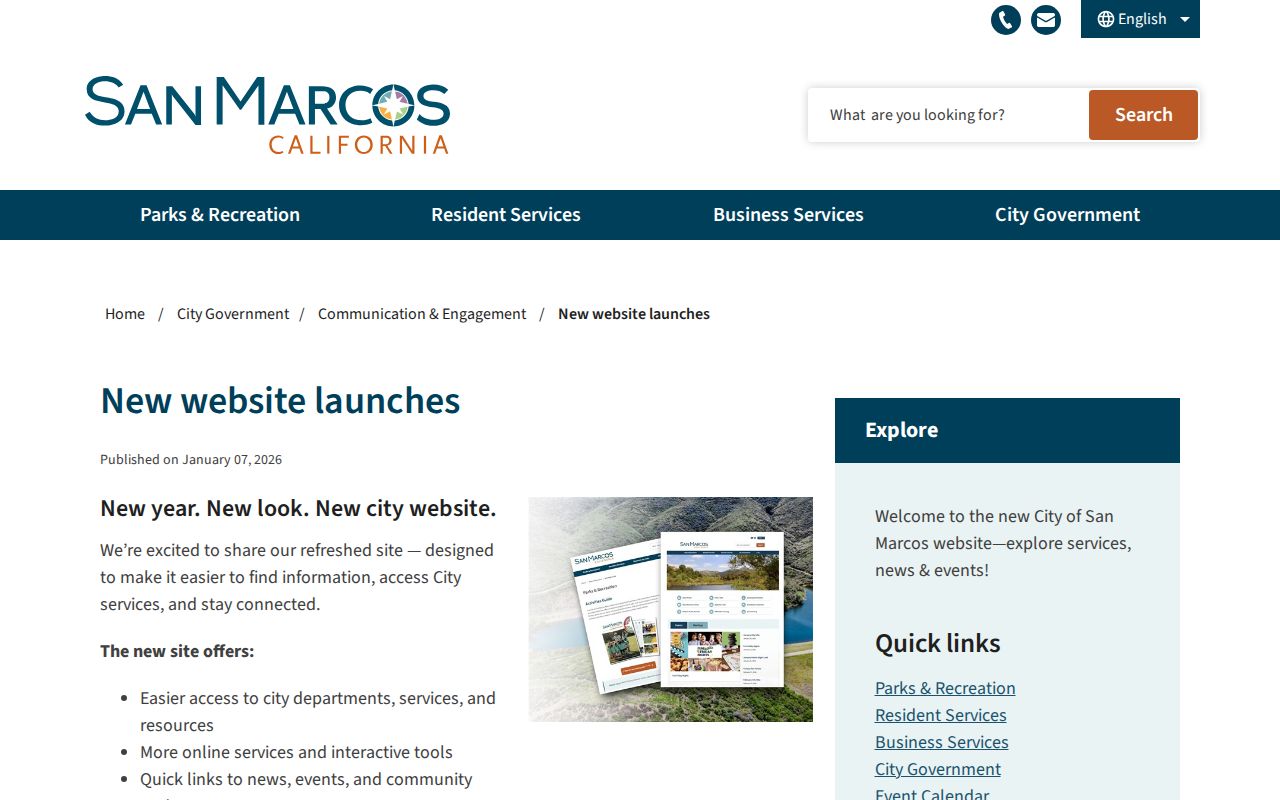 San Marcos city directory official city records website